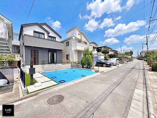 【前面道路含む現地写真】■新しい住まい、街の新しい風景