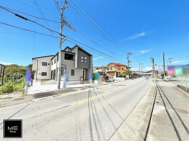 【前面道路含む現地写真】■新しい時代の息吹を感じる、心地よい環境