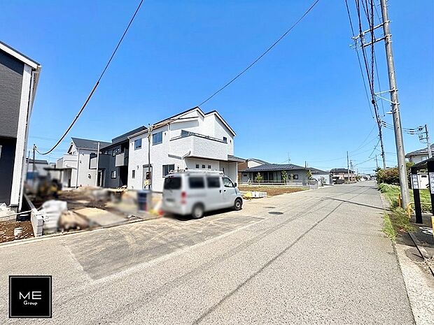 【前面道路含む現地写真】■新しい住まい、街の新しい風景