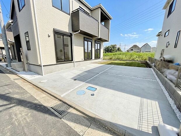 【駐車場】1号棟  ■自宅にカースペースがあると助かります