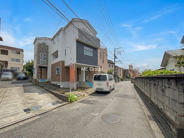 【前面道路含む現地写真】■新しい住まい、街の新しい風景