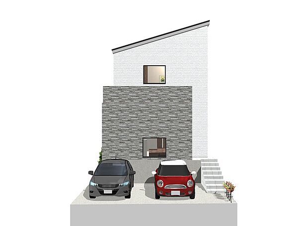 【イメージパース：外観】
教育施設や買い物施設が徒歩圏内にアリ！周辺施設が充実しており住環境の整った閑静な住宅街♪