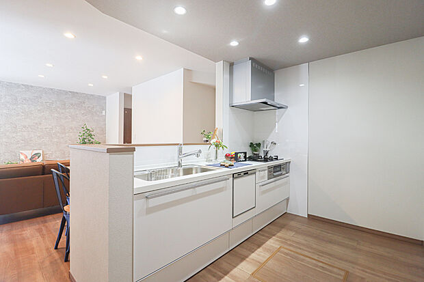 【【当日予約でのモデルハウス見学可能!】】食器洗い乾燥機付きのシステムキッチン!