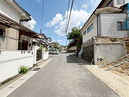 現地前道写真
