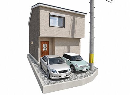 8号地新築参考プランA：イメージパース