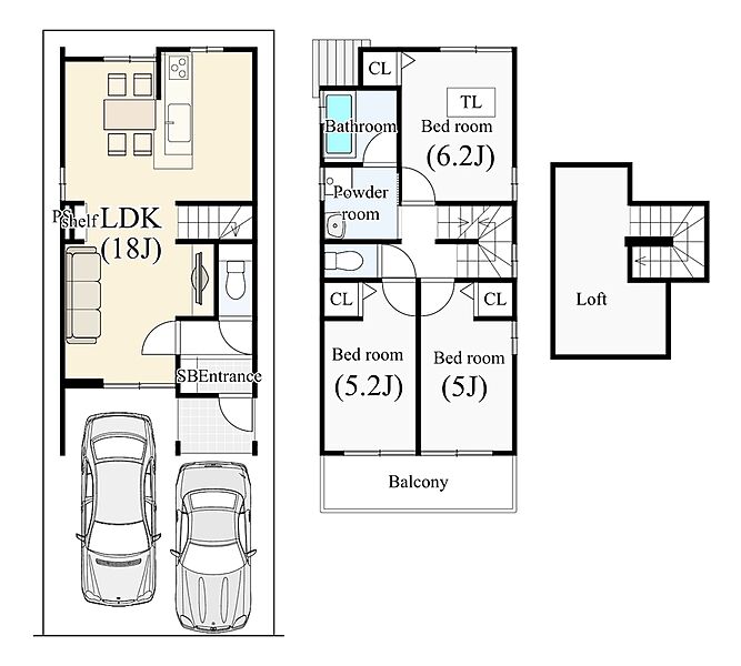 建物面積81.21m2