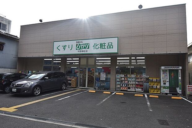 ドラッグひかり平野神社店(約537m)