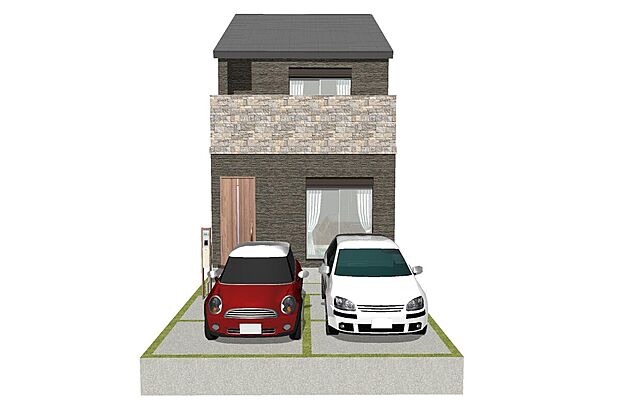 【イメージパース図:外観】