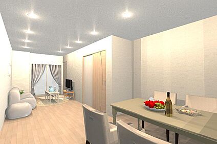 イメージパース図:LDK