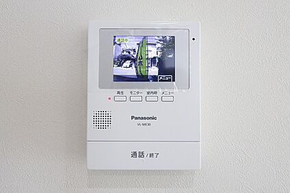 【施工例：TVモニター付きインターフォン】