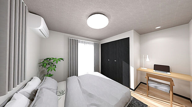 【【イメージパース：洋室】】お持ちの家具の配置を考えると洋室のお部屋が暮らしやすいという方に。こだわりの家具やインテリアもしっくり収まります！※イメージパース図のため、実際の色味や材質とは異なる場合がございます。