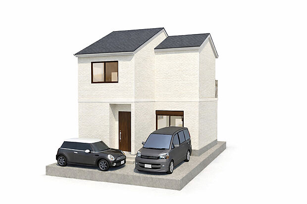 【【外観イメージパース】】【現地・モデルハウス案内予約受付中!】お電話にてお気軽にお問い合わせください♪