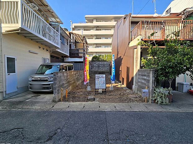 【【現地の様子】】JR「太秦」駅まで徒歩8分!京福「撮影所前」駅まで徒歩4分!2WAYアクセス可能で通勤やお出かけに嬉しい♪(R7.3撮影)