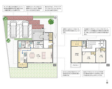 オール電化住宅/上水道（公営水道）/電気（東京電力）/汚水・雑排水（公共下水道）/雨水（宅内浸透※オーバーフロー分は道路側溝）/太陽光発電システム5.56kW/蓄電池システム9.9kWh/HEMS/快適エアリー/展示家具付/外構付  