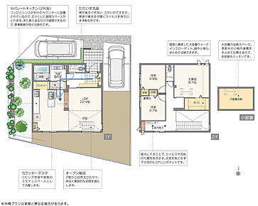 オール電化住宅/水道（公営水道）/電気（東京電力）/汚水・雑排水（公共下水道）/雨水（宅内浸透）/太陽光発電システム5.52kW/蓄電池システム12.0kWh/HEMS/快適エアリー/外構付  