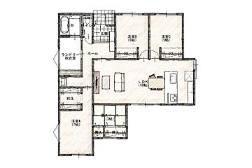【岩国市】装束町3丁目3号地（平屋／3LDK） その他