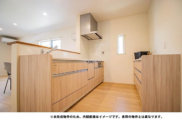 【機能派キッチン】毎日の料理が楽しくなる、おしゃれで使いやすいキッチン。家事動線も良くママの時短を叶えます。