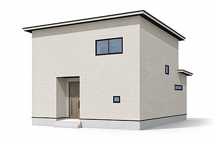 シンプルで飽きのこない、すっきり外観