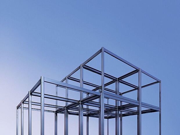 【【鉄骨ラーメンユニット工法】】耐久性と耐震性が高い独自の構造で長く住みつづけられます。
鉄骨ラーメン構造とは、柱と梁を強固に接合して一体化させる構造です。
トヨタホームの住まいを構成する一つひとつの強靭なユニットを組み合わせることによって、強さを備えた耐震性の高い住まいをつくりあげています。