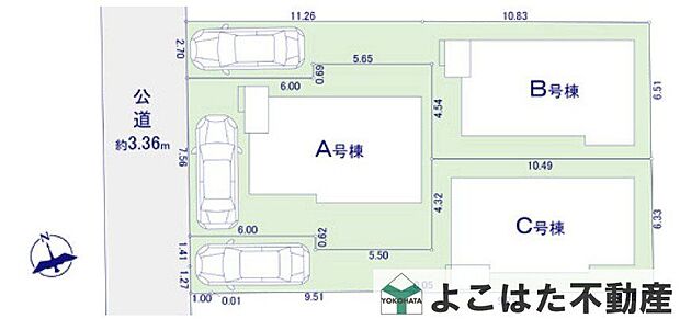 【全体区画図】暖かい日差しの差し込む明るいリビングは、家族みんなが集まる憩いの場。家族団欒のひと時を明るく演出してくれます。