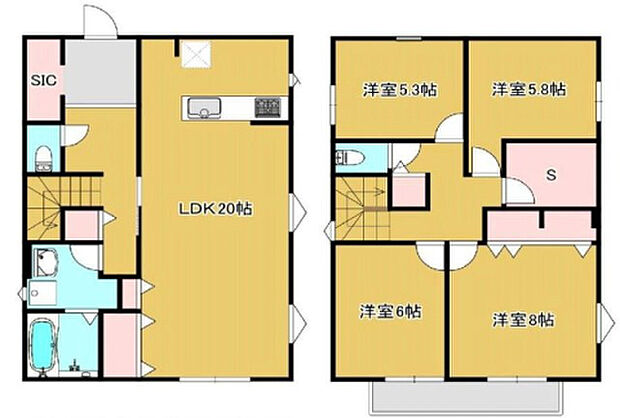 【4LDK+S(納戸)】2026年5月築
家族みんなが快適に過ごせる、ゆとりの4LDK新築戸建。広々としたLDKを中心に、4つの居室をバランスよく配置した暮らしやすい間取りです。各部屋には十分な収納を確保し、ご家族の荷物もすっきり収まります。最新の住宅設備を完備し、キッチン・浴室・洗面所など水まわりも使い勝手抜群。耐震性・省エネ性・耐久性すべてにおいて高水準を実現しました。アフターサービスも充実し、長く安心して住み続けられる理想の住まいです。