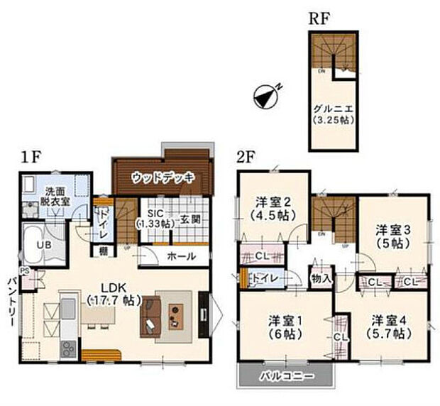 【4LDK】2026年5月築
家族みんなが快適に過ごせる、ゆとりの4LDK新築戸建。広々としたLDKを中心に、4つの居室をバランスよく配置した暮らしやすい間取りです。各部屋には十分な収納を確保し、ご家族の荷物もすっきり収まります。最新の住宅設備を完備し、キッチン・浴室・洗面所など水まわりも使い勝手抜群。耐震性・省エネ性・耐久性すべてにおいて高水準を実現しました。アフターサービスも充実し、長く安心して住み続けられる理想の住まいです。