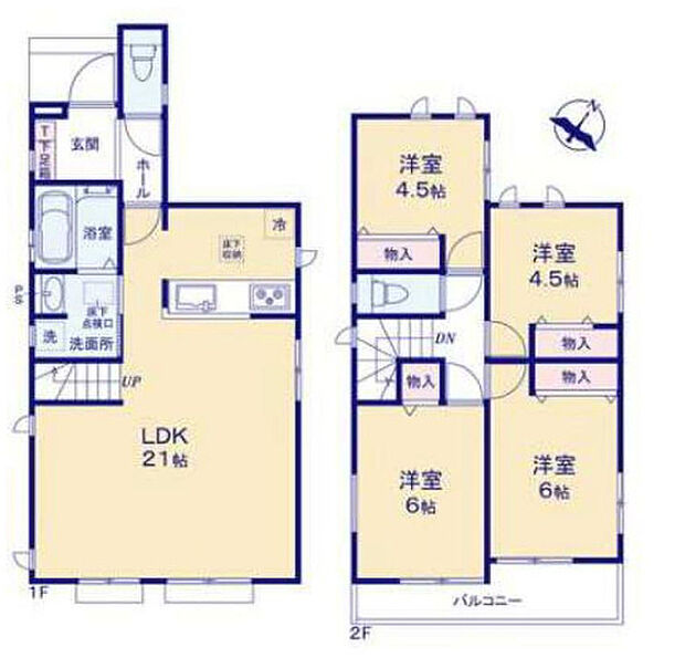 【4LDK】2026年3月築
子育て世代に最適な、機能性に優れた4LDK新築戸建。広いLDKは家族のコミュニケーションを促す対面キッチン仕様で、家事をしながらお子様の様子も見守れます。4つの個室は採光・通風に配慮し、快適な居住空間を実現。お子様の成長や在宅ワークなど、多様なライフスタイルに対応できる柔軟性も魅力です。耐震・断熱性能ともに高水準で、安全と省エネを両立。閑静な住宅街で、ご家族の新しい暮らしをスタートできる理想の住まいとなっております。