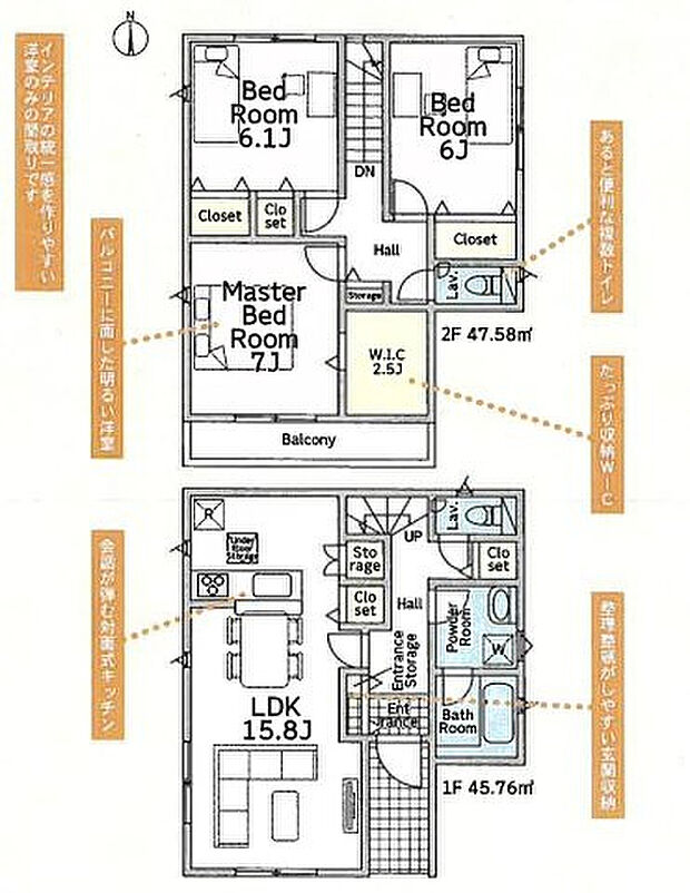 【3LDK+S(納戸)】2026年9月築
ナチュラルテイストでまとめられた、心地よい3LDK新築戸建。木のぬくもりと現代的な機能性が融合した、住む人に優しい設計です。LDKは家族のコミュニケーションを大切にする対面キッチン仕様で、料理をしながらでもお子様の様子を見守れます。各個室は採光・通風にも配慮され、快適な生活空間を実現。耐震等級・断熱等級ともに高水準で、安全性と省エネ性を両立。閑静な住環境で、ご家族の新しい暮らしをスタートできる物件となっております。