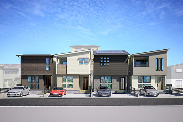 T-1、T-2（申し込み）、T-3、T-4／快適な住空間、考え抜かれた設計とこだわり抜いた設備で心地良い暮らしを叶えます。駅近で住み良い周辺環境が揃うエリアだから、家族みんなの暮らしも安心＆充実！