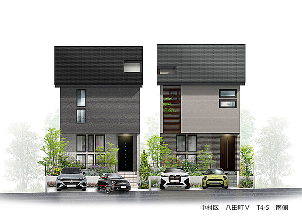 【外観完成予想図】T-4、T-5／第2期 外観完成予想図