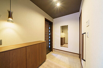 玄関完成予想図