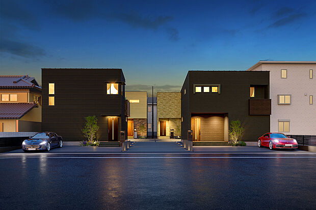 【外観完成予想図】T-1、T-4／外観完成予想図