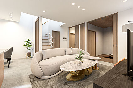 リビングダイニング完成予想図