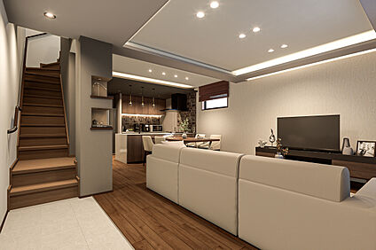 リビングダイニング完成予想図