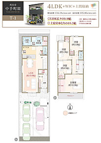 太陽光発電システム搭載、耐震等級3、断熱等級5、環境にもお財布にも優しいZEH仕様の家、第一種換気&amp;全熱交換換気、LDK広々19.9帖、主寝室ゆとりの10.3帖、駐車スペース3台分、全居室に収納完備 
