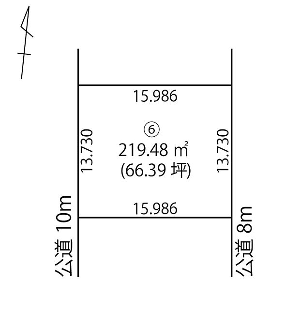希望の住宅プランを実現しやすい、ゆとりある整形地です。
