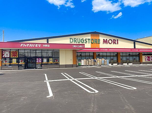 ドラッグストアモリ沖野店(約400m)