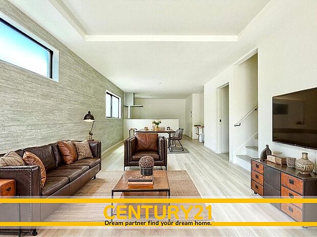 ※家具・CG加工はイメージです。販売価格等には含まれません。
■■憩いのリビング■■
リビングとダイニングの空間機能を活かし、巧みに使い分ける発想が、ライフスタイルに新しいゆとりをもたらします。