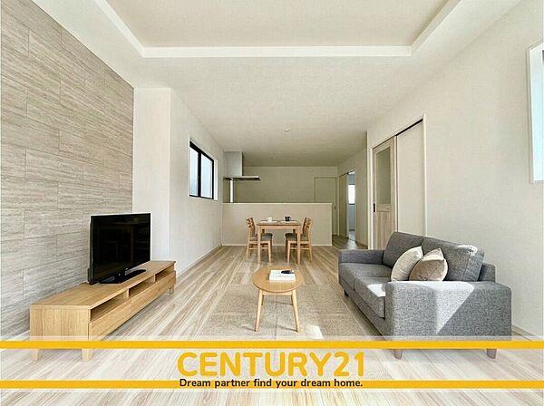 ※家具はCGを合成したものです。
■■憩いのリビング■■
リビングとダイニングの空間機能を活かし、巧みに使い分ける発想が、ライフスタイルに新しいゆとりをもたらします。