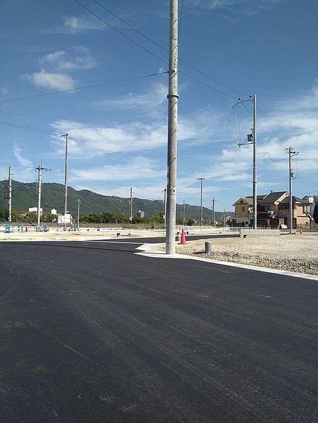 コ・モド・ヴィータ北古世 現地写真 宅地造成工事完了時期2025年10月頃