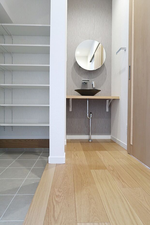 【弊社施工例】◎施工例 玄関手洗い