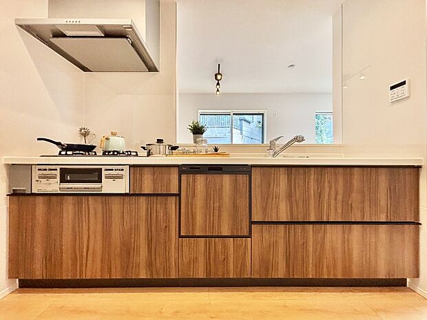 【キッチン】お料理を効率的に、楽しく!システムキッチン