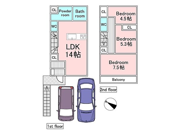 A号棟参考プラン（建物込5,680万円）