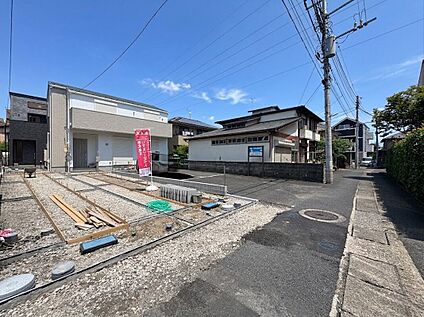 現地前面道路