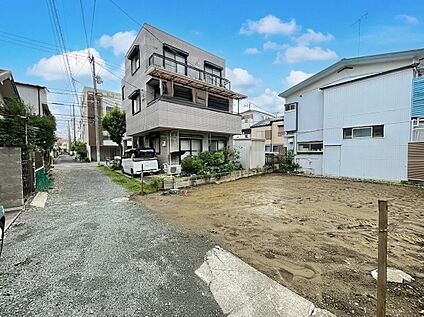 現地前面道路