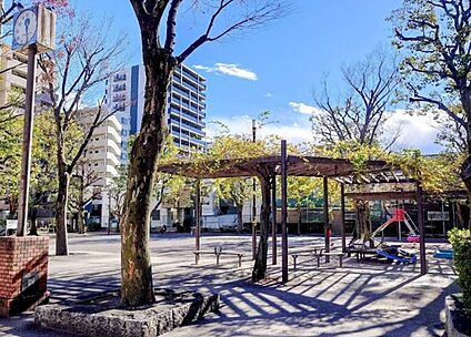 諏訪公園 100ｍ
