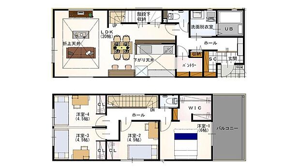 建物価格1760万円、建物面積105.99m2