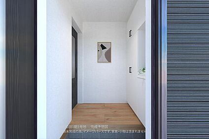【完成予想図/玄関】