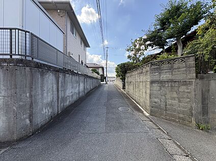 【前面道路を含む現地写真】
