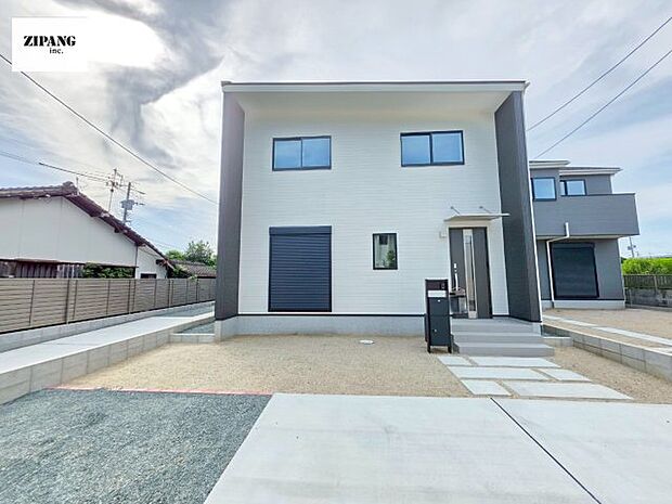 【現地外観写真】現地完成済みですので即日見学可能です♪周辺物件とともにご紹介させていただきますのでお気軽にお問い合わせください!